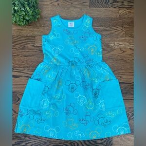 Hanna Andersson Disney Collection Mickey Mouse Tank Dress Girls Sz 5